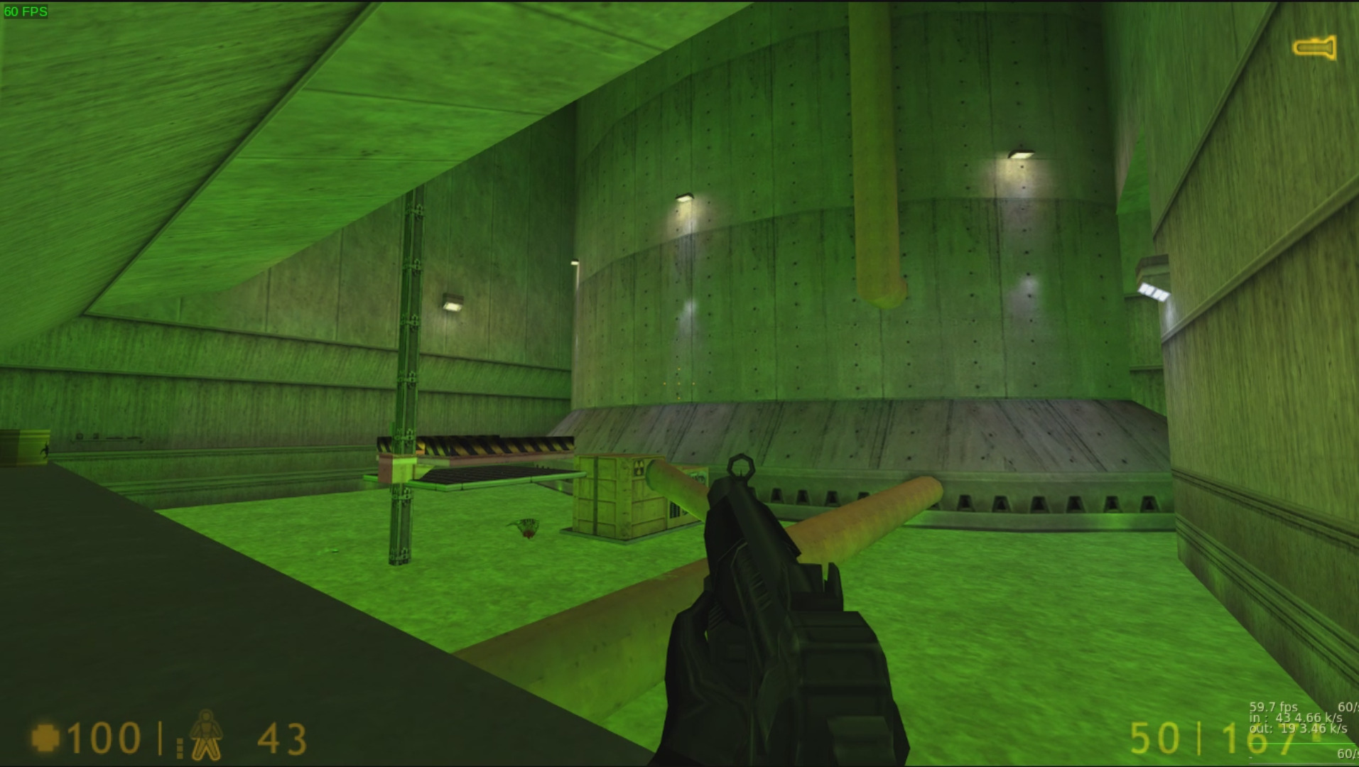 Right before heading into Blast Pit. This was captured with the desktop screenshot tool. Struggling to see the compression artifacts at a glance, but you can zoom in and see a bit.