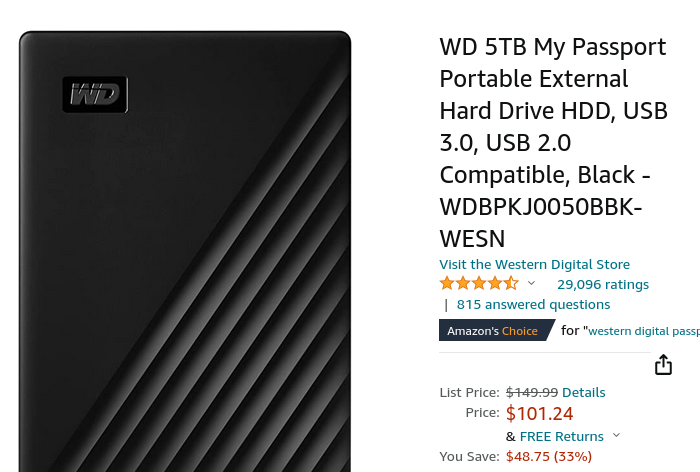 This drive has 150% more space and will probably last just as long as ten years for a tenth of the cost